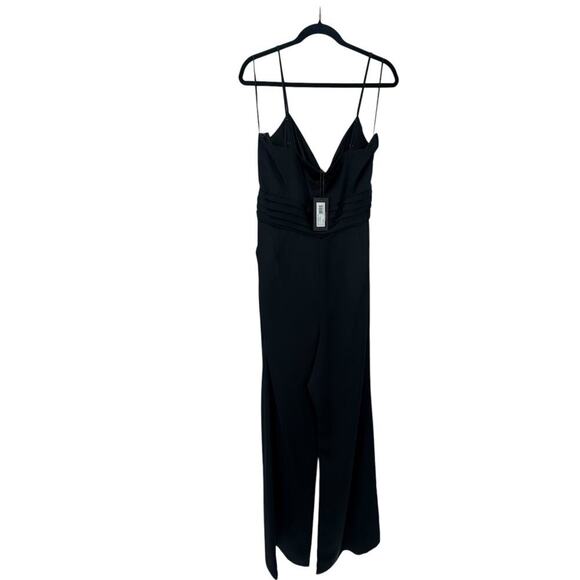 RAMY BROOK Women's Willow V-neck Jumpsuit In Black Size 16 NWT - Picture 9 of 11